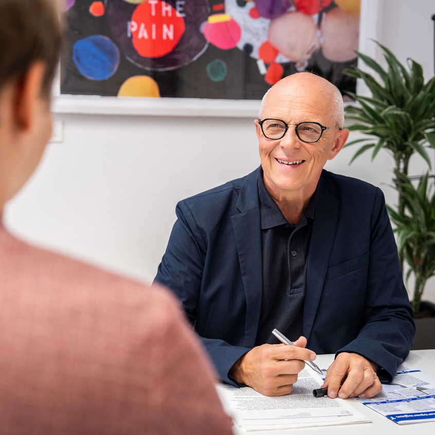 Fritz Staudigl im<br/>Landeszeitungs-Interview.